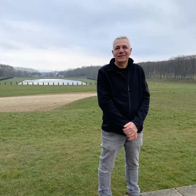 Christophe Thomas, jardinier en chef du domaine royal de Marly